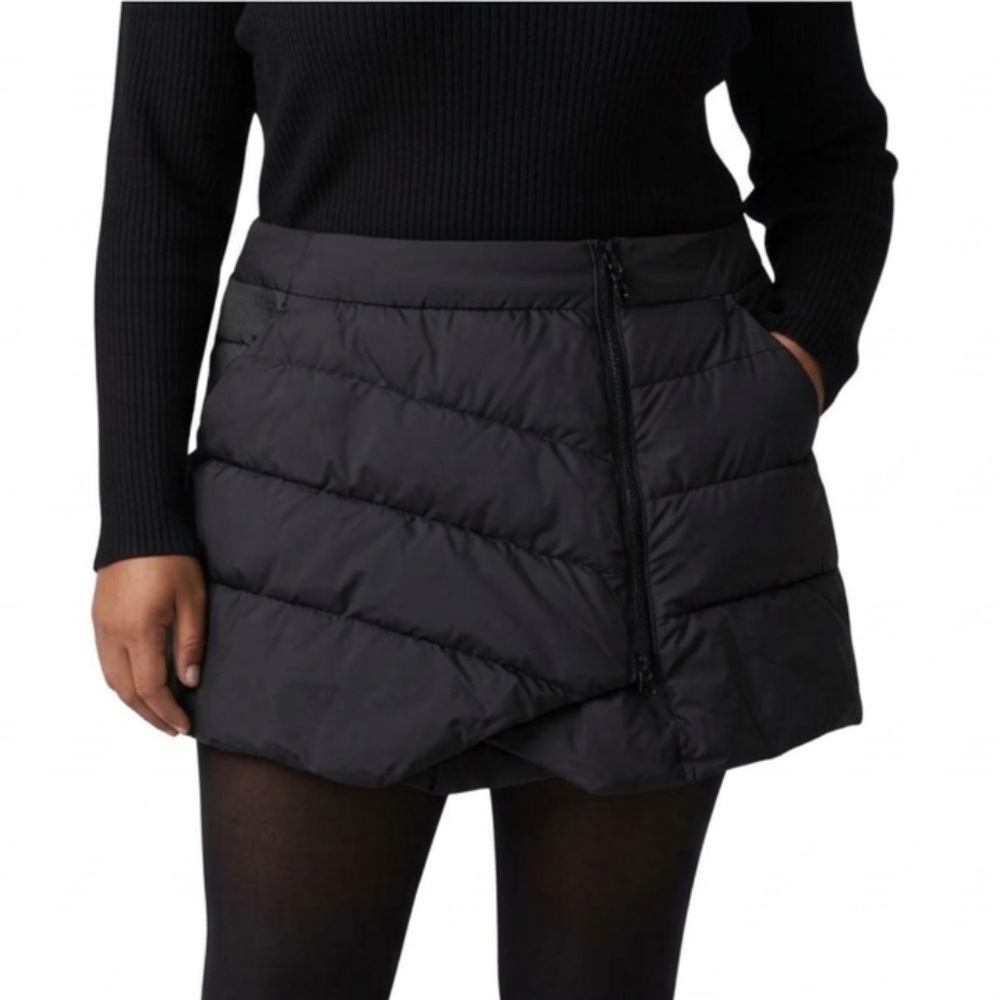 New Iceburg Outerwear Oslo Skirt Black Mini Insulated Puffer Winter X-Large/18